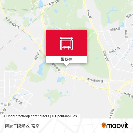南唐二陵景区地图