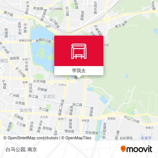 白马公园地图