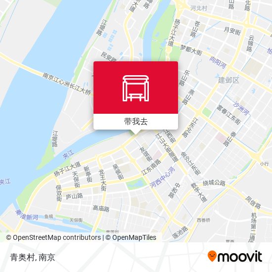 青奥村地图