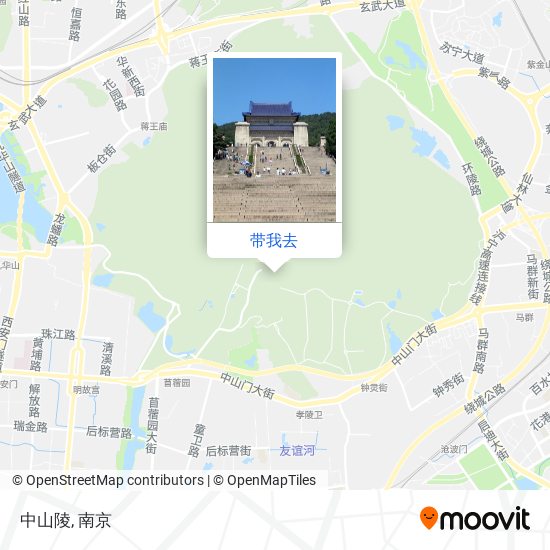 中山陵地图