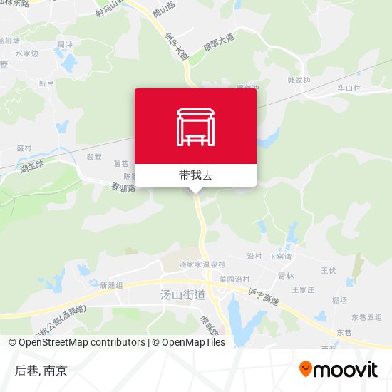 后巷地图