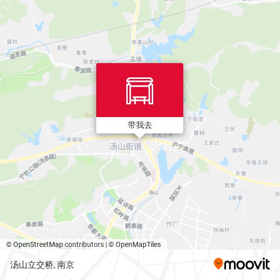 汤山立交桥地图