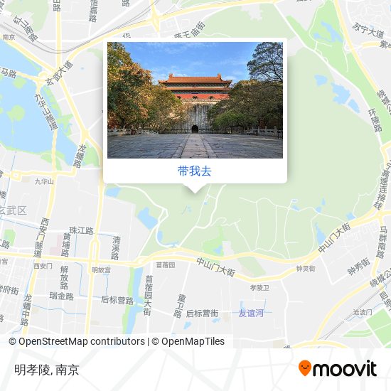 明孝陵地图