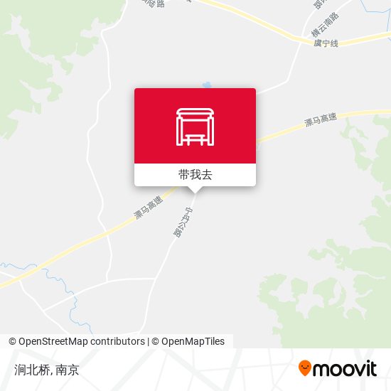 涧北桥地图