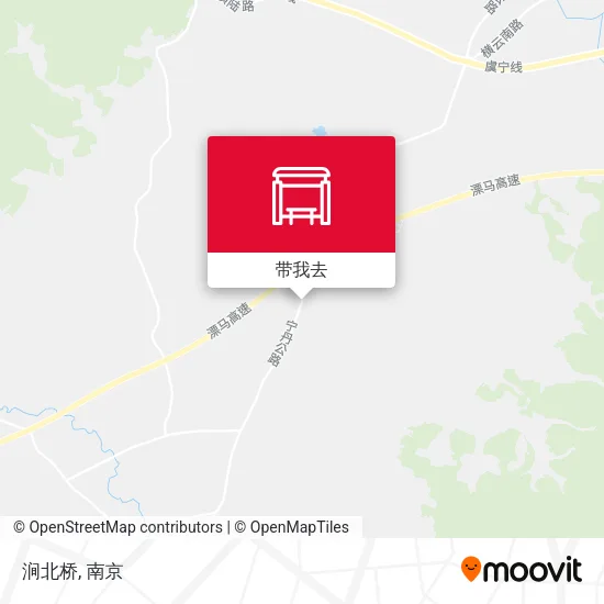 涧北桥地图
