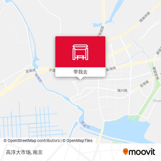 高淳大市场地图