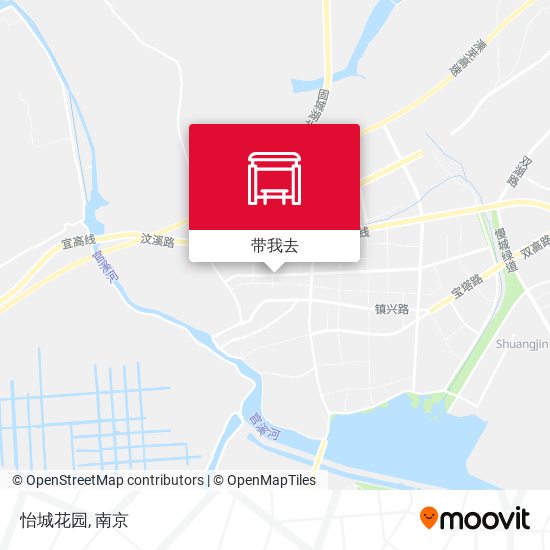 怡城花园地图