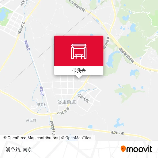 润谷路地图
