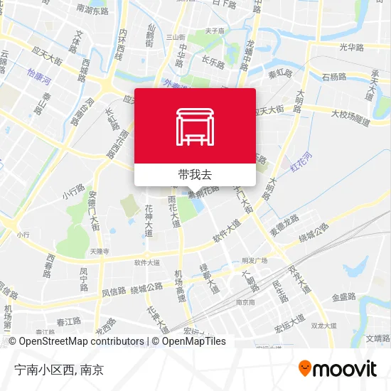 宁南小区西地图