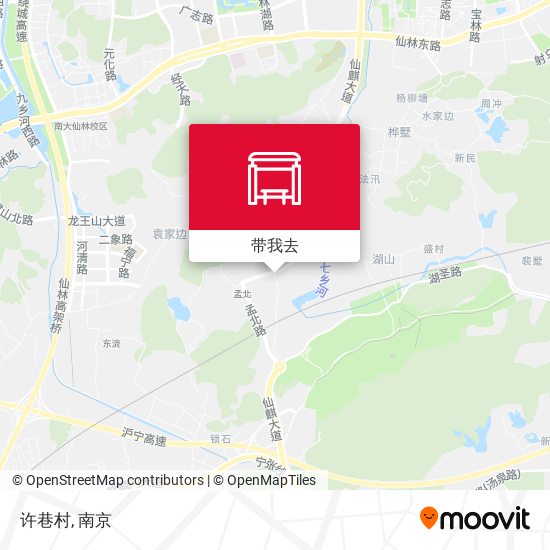 许巷村地图