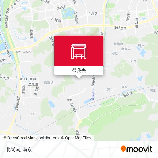 北岗南地图
