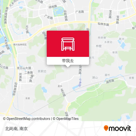 北岗南地图