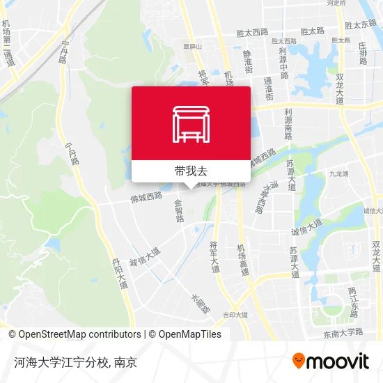 河海大学江宁分校地图