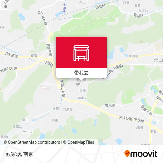 候家塘地图
