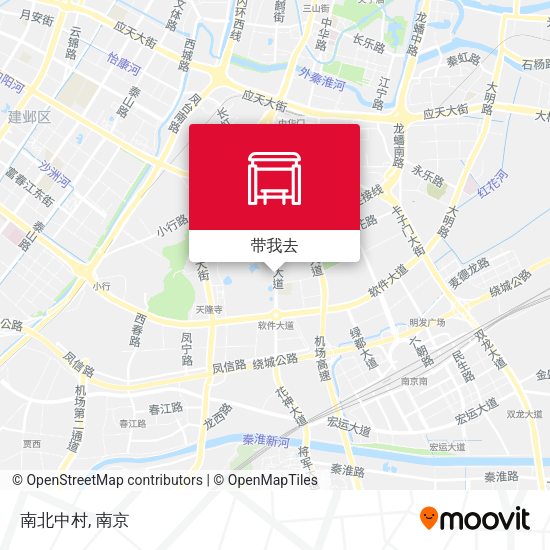 南北中村地图