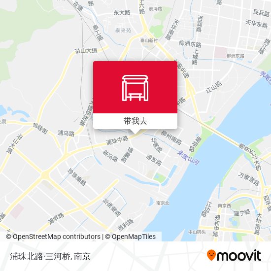 浦珠北路·三河桥地图