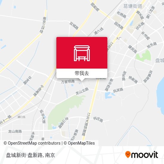 盘城新街·盘新路地图