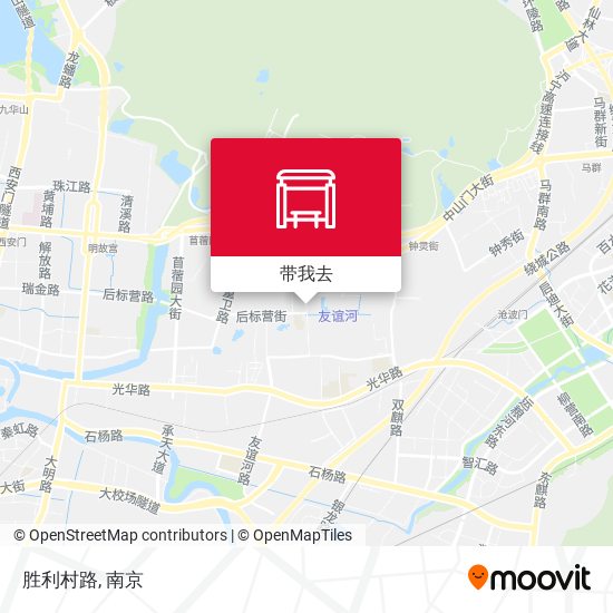 胜利村路地图