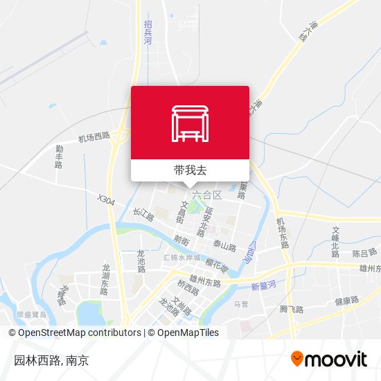 园林西路地图