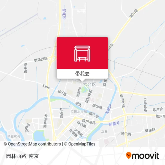 园林西路地图