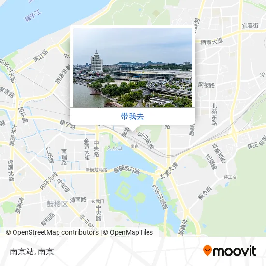 南京站地图