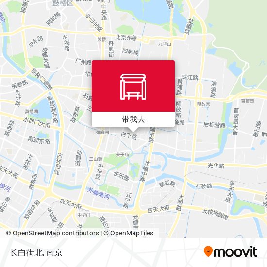 长白街北地图