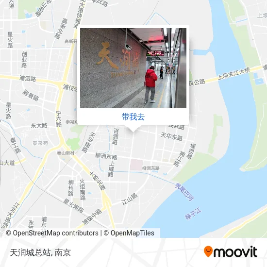 天润城总站地图