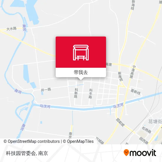科技园管委会地图