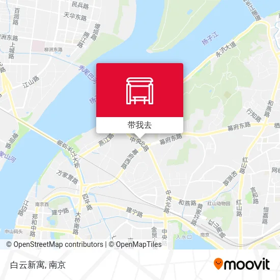 白云新寓地图