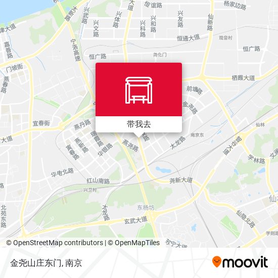 金尧山庄东门地图