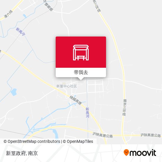 新篁政府地图