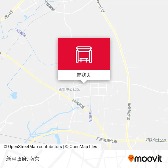 新篁政府地图