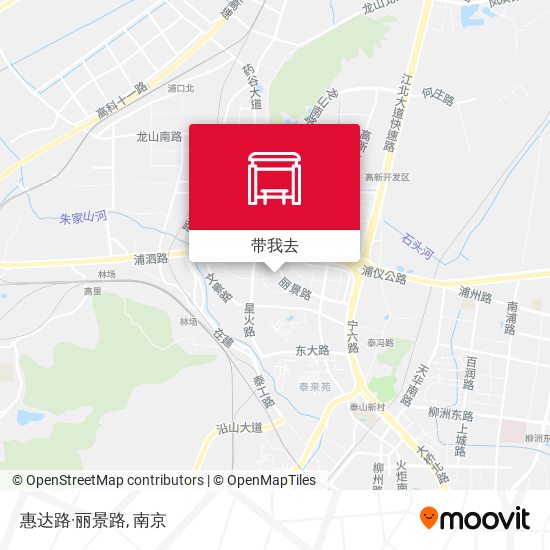 惠达路·丽景路地图