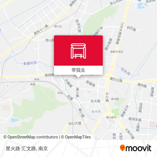 星火路·汇文路地图