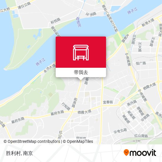 胜利村地图