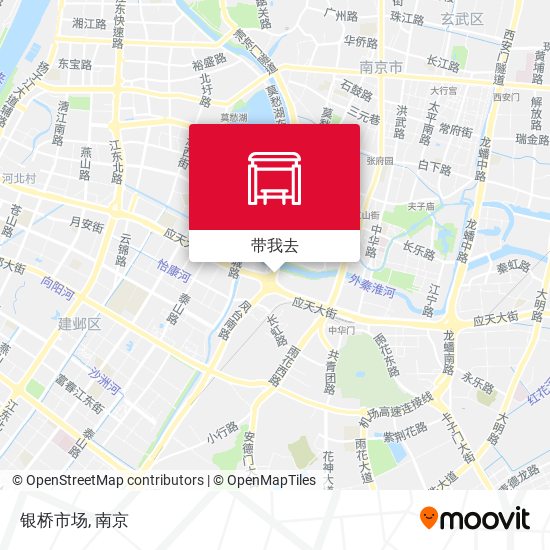 银桥市场地图