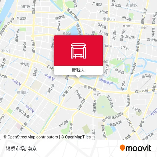 银桥市场地图