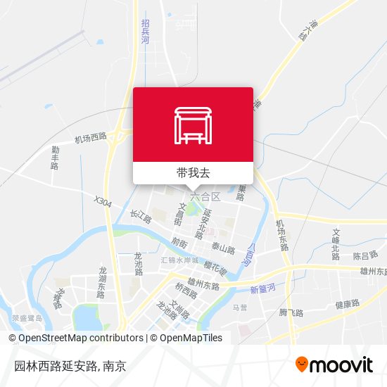 园林西路延安路地图