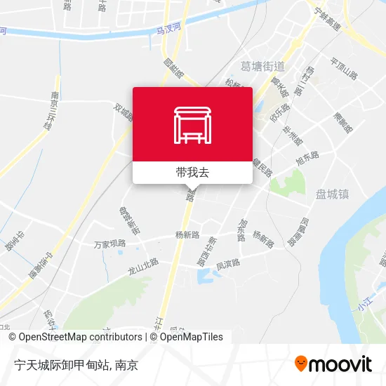 宁天城际卸甲甸站地图