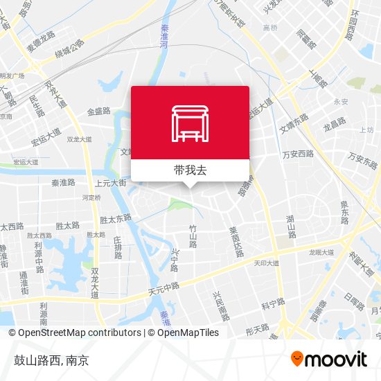 鼓山路西地图