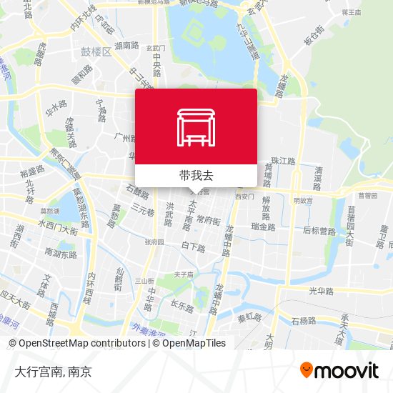 大行宫南地图
