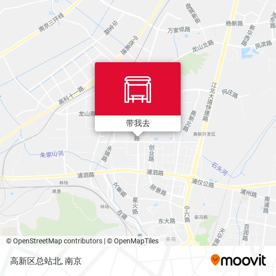 高新区总站北地图