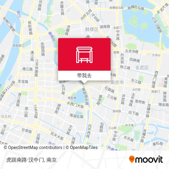 虎踞南路·汉中门地图