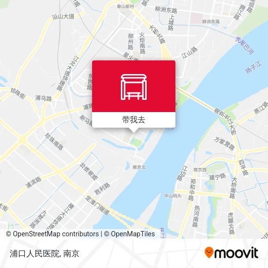 浦口人民医院地图