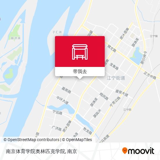 南京体育学院奥林匹克学院地图
