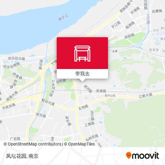 凤坛花园地图