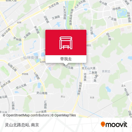 灵山北路总站地图