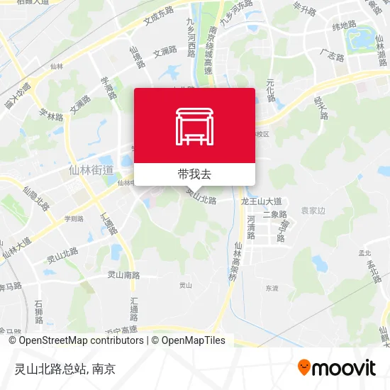 灵山北路总站地图
