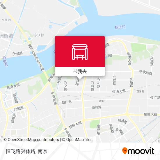 恒飞路兴体路地图