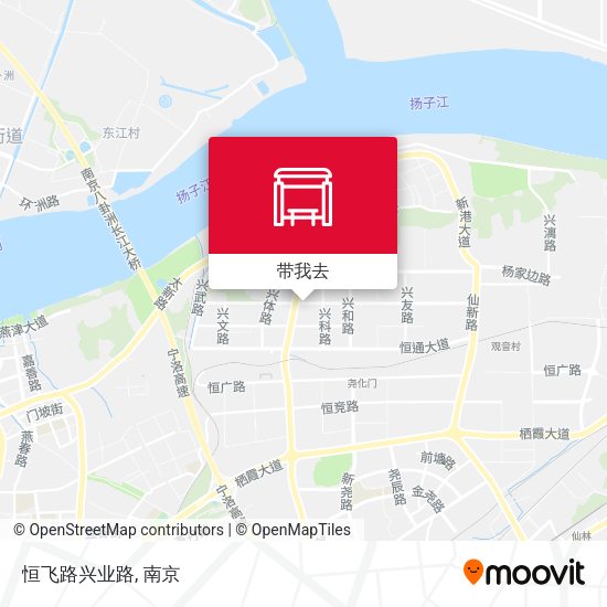 恒飞路兴业路地图